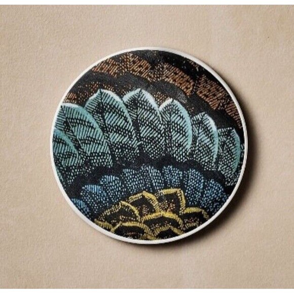 John Derian for Target - 4pc Earthenware Fall Turkey Coaster Set - Picture 3 of 9